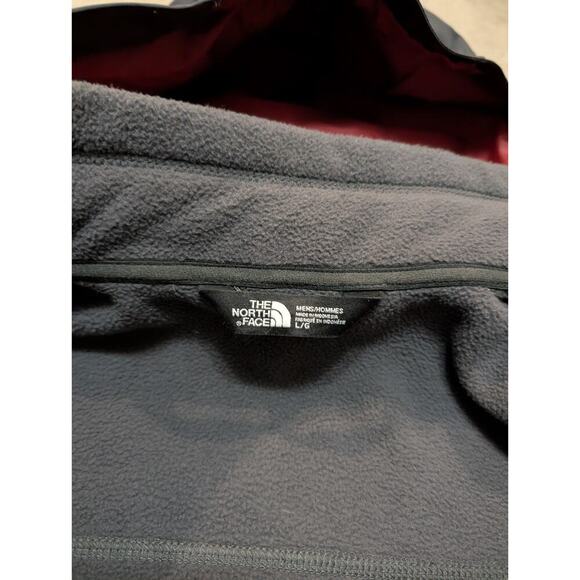 The North Face Atlas Triclimate Jacket Mens L Red Gray Hooded Fleece Liner - Picture 9 of 14